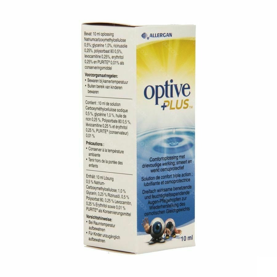 Optive Plus Sol Ster 1x10ml