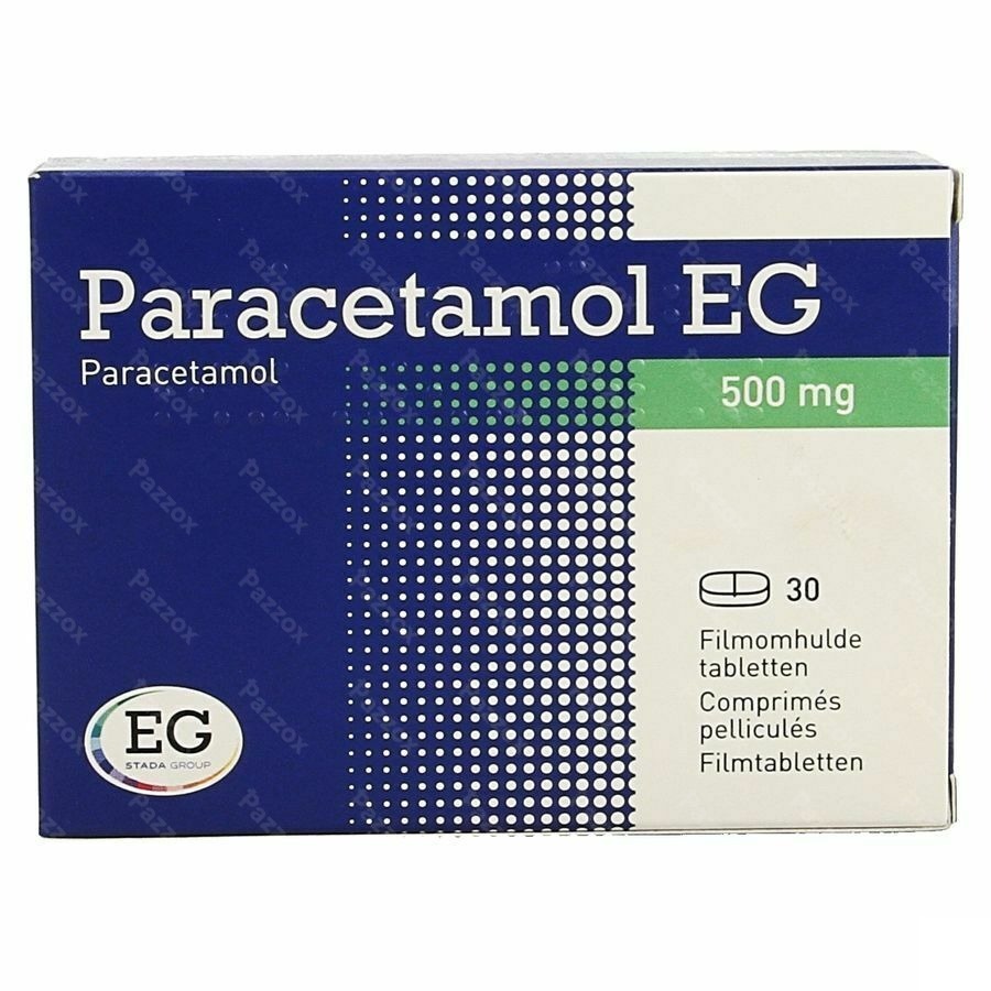 Paracetamol EG  500 Mg Comp Pell  30