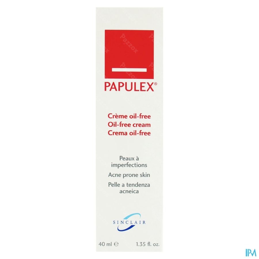Papulex Creme Oil Free P Acne Tb 40ml Rempl2356954