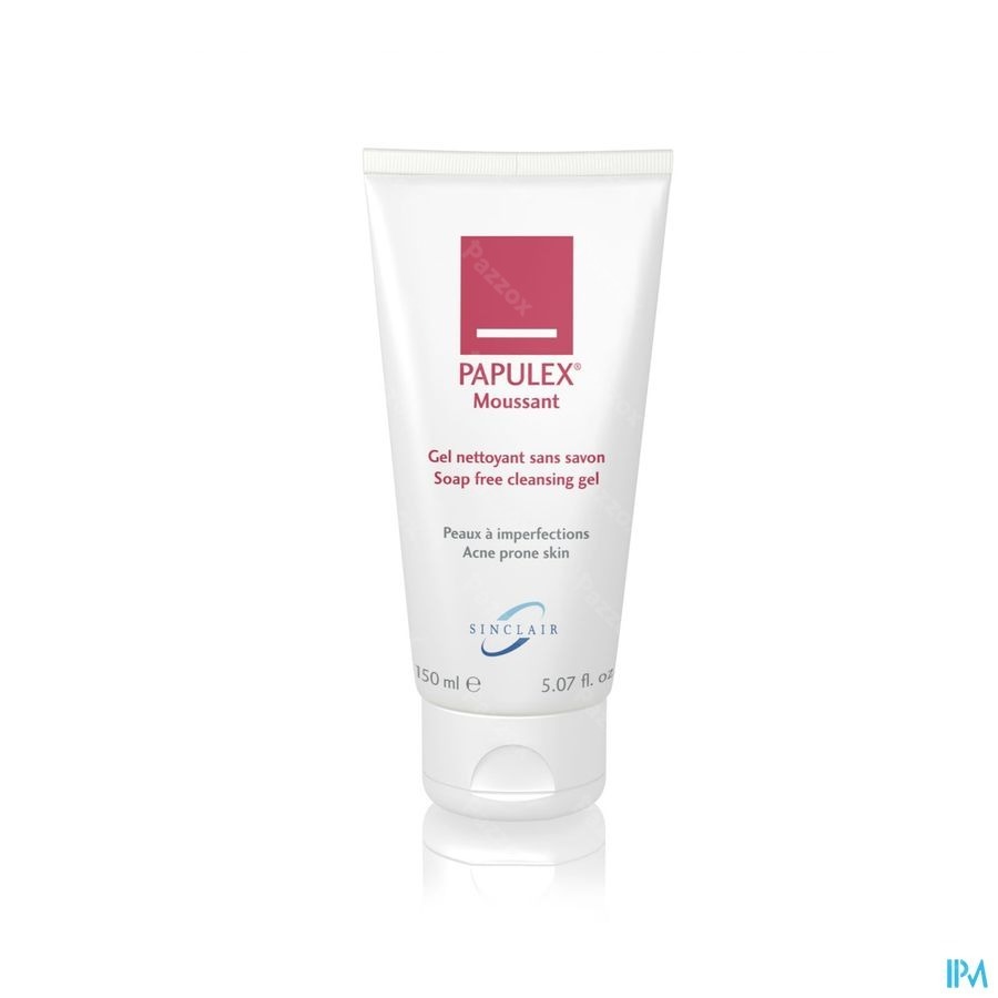 Papulex Moussant Gel Nett S/savon Tube 150ml