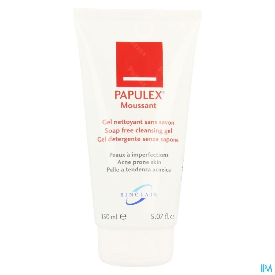 Papulex Moussant Gel Nett S/savon Tube 150ml