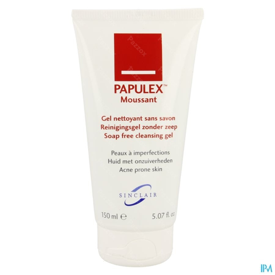 Papulex Moussant Gel Nett S/savon Tube 150ml