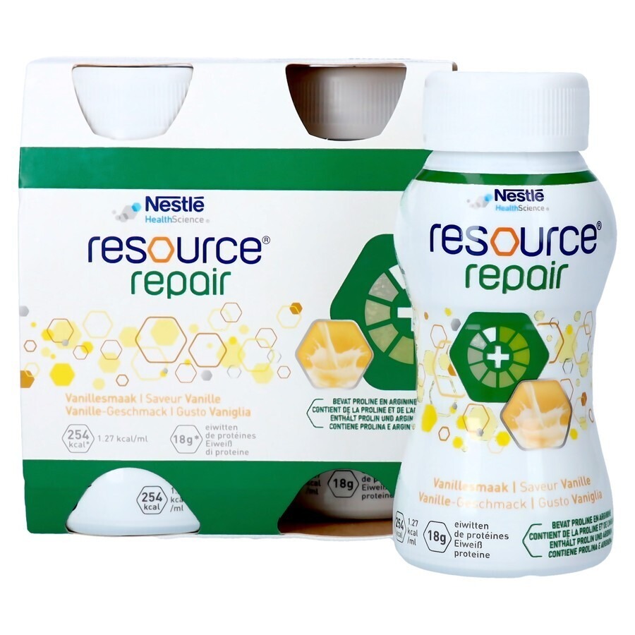 Resource Repair Vanille Fles 4x200ml