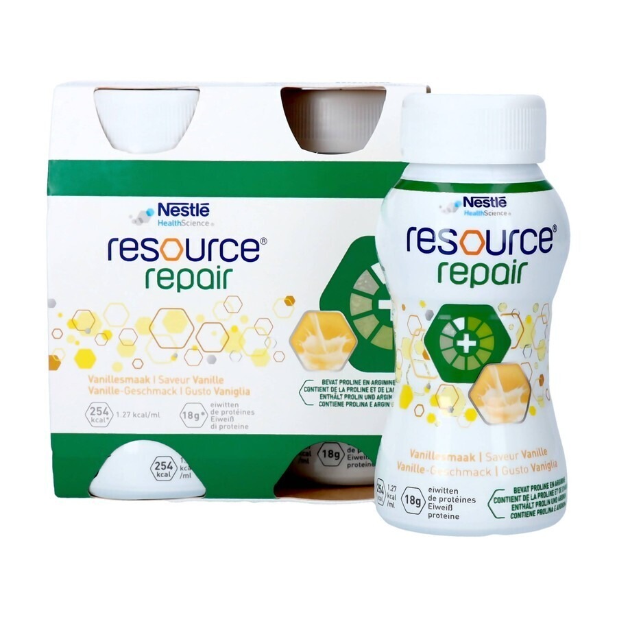 Resource Repair Vanille Fles 4x200ml