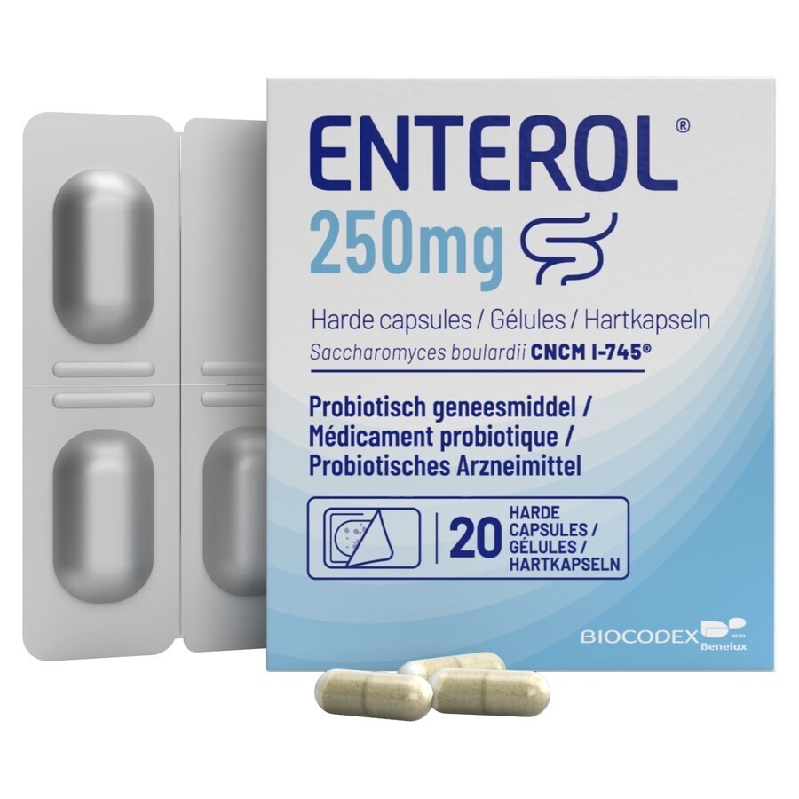 Enterol 250mg Caps Harde Dur S/blister 20x250mg