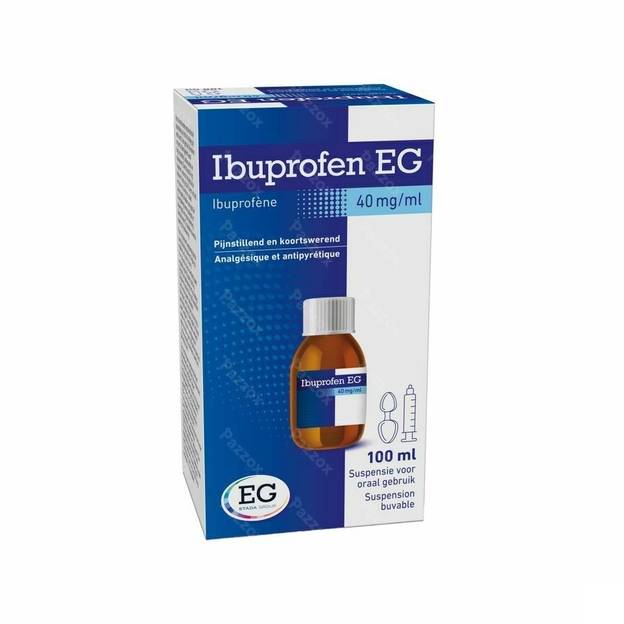 Ibuprofen EG 40 Mg/Ml Susp Buvable 100 Ml