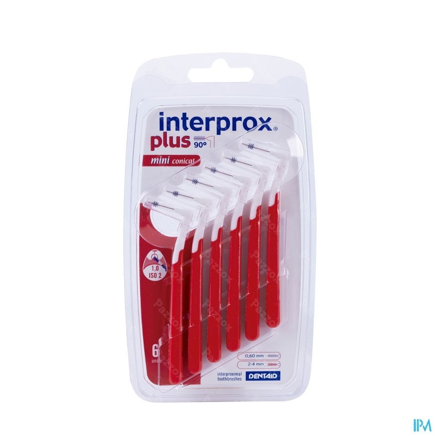 Interprox Plus Mini Conisch Rood Interd. 6 1360