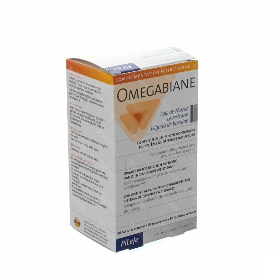 Omegabiane Foie De Morue Caps 80