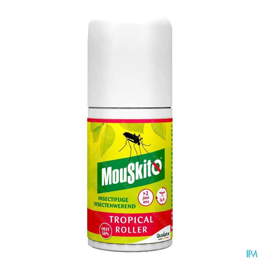 Mouskito Tropical Roller Tropische Gebieden DEET Anti-muggen 75ml