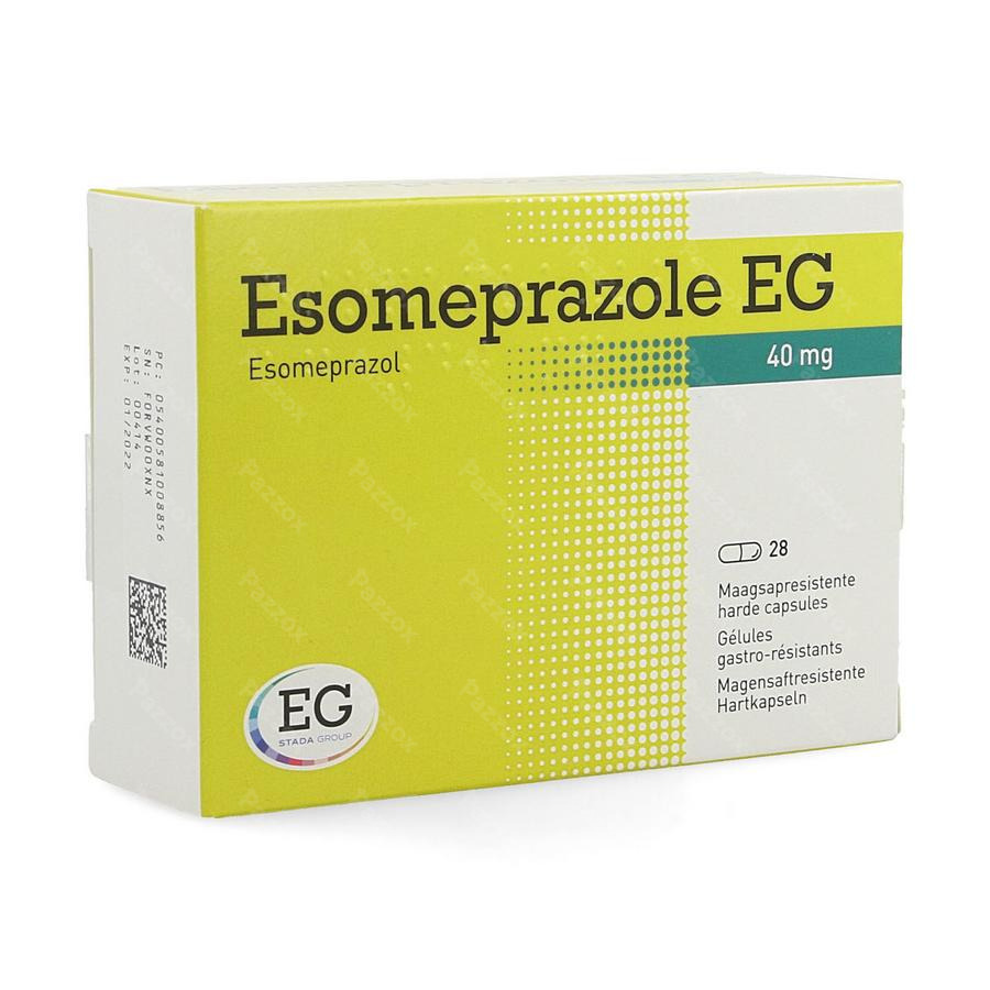 Esomeprazole Eg 40mg Harde Caps Maagsapres 28x40mg