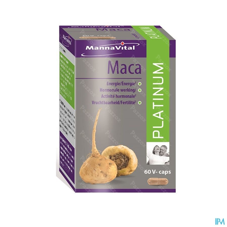 Mannavital Maca Platinum V-caps 60