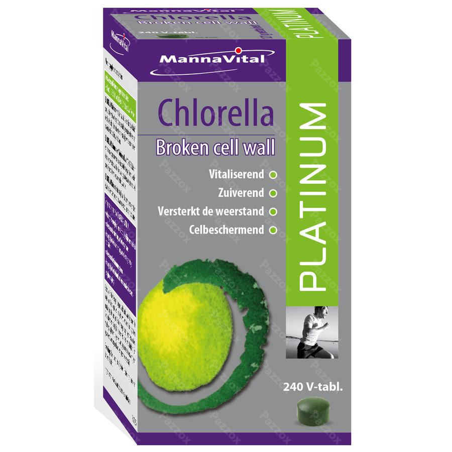 Mannavital Chlorella Platinum V-tabl 240 kopen -