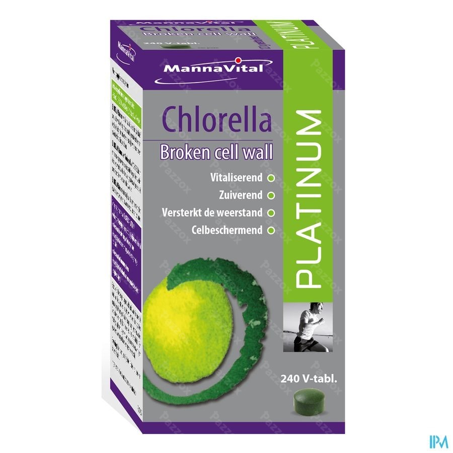 Mannavital Chlorella Platinum V-tabl 240 kopen -