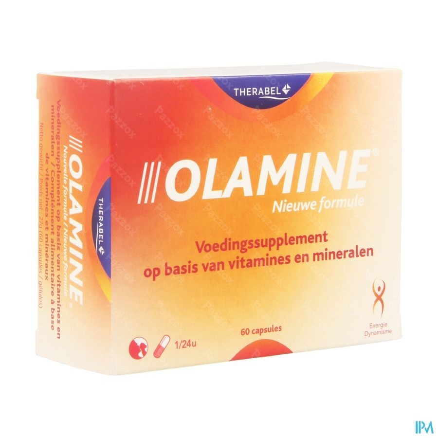 Therabel Olamine Voedingssupplement Energie 60 Capsules