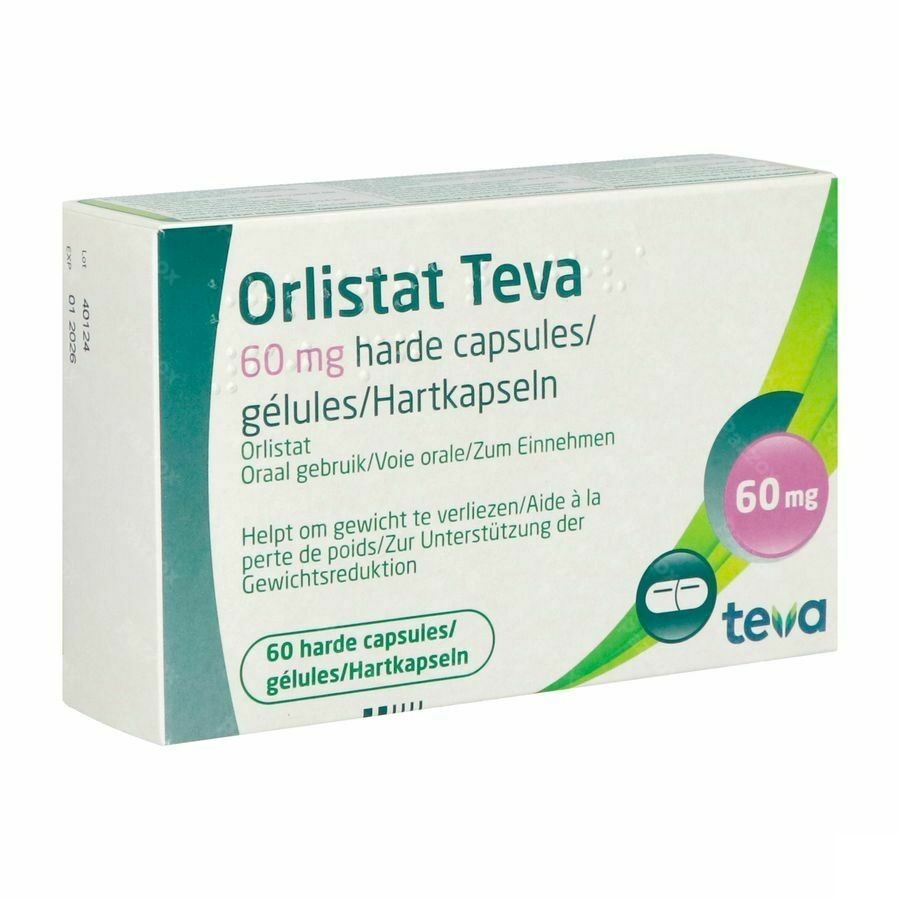 Orlistat Teva 60mg 60 Gélules