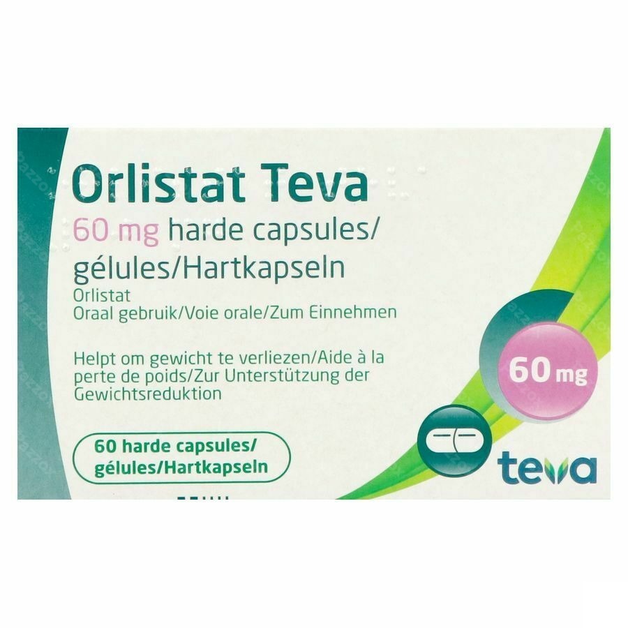 Orlistat Teva 60mg 60 Gélules