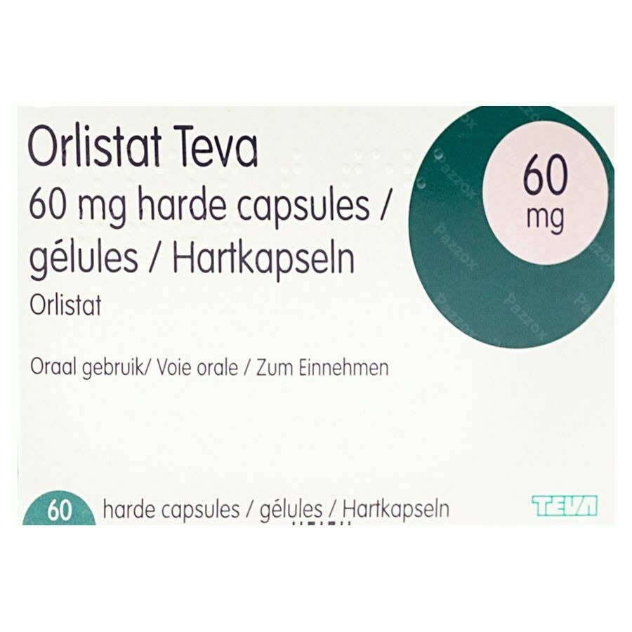 Orlistat Teva 60mg 60 Gélules
