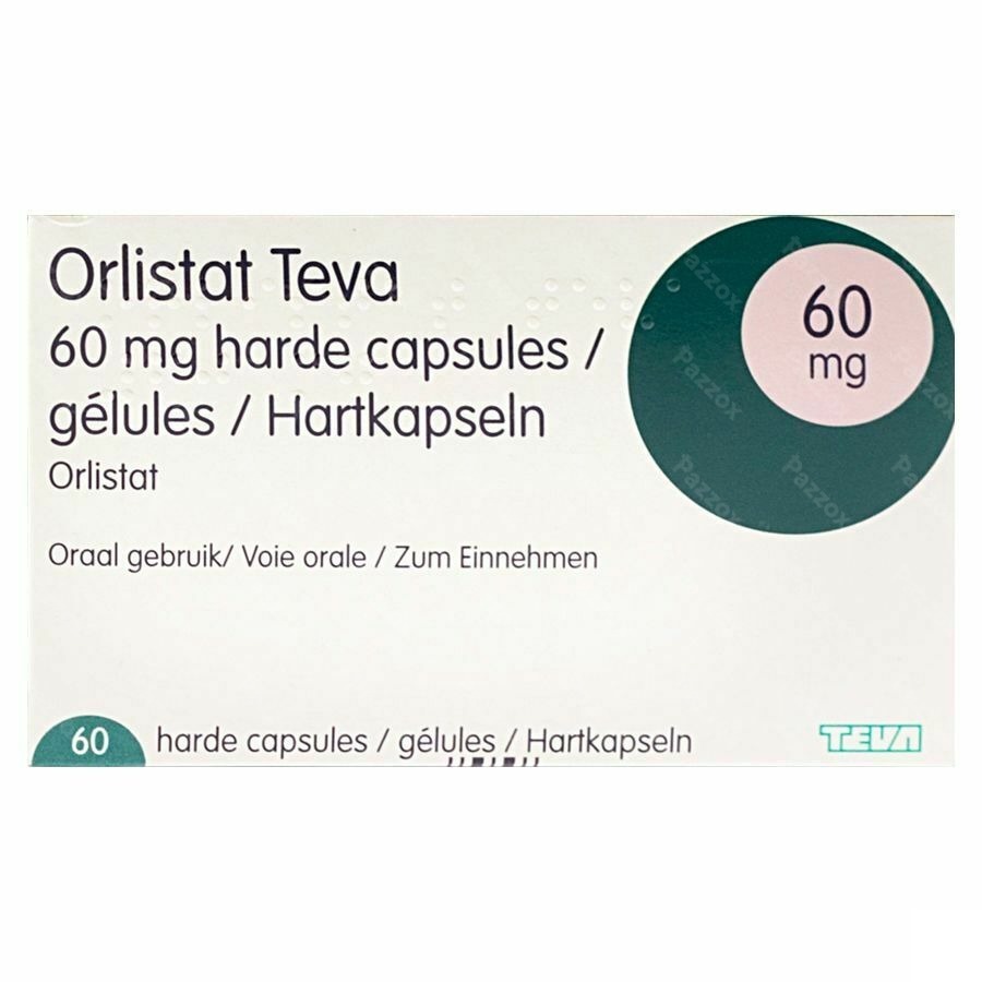 Orlistat Teva 60mg 60 Gélules