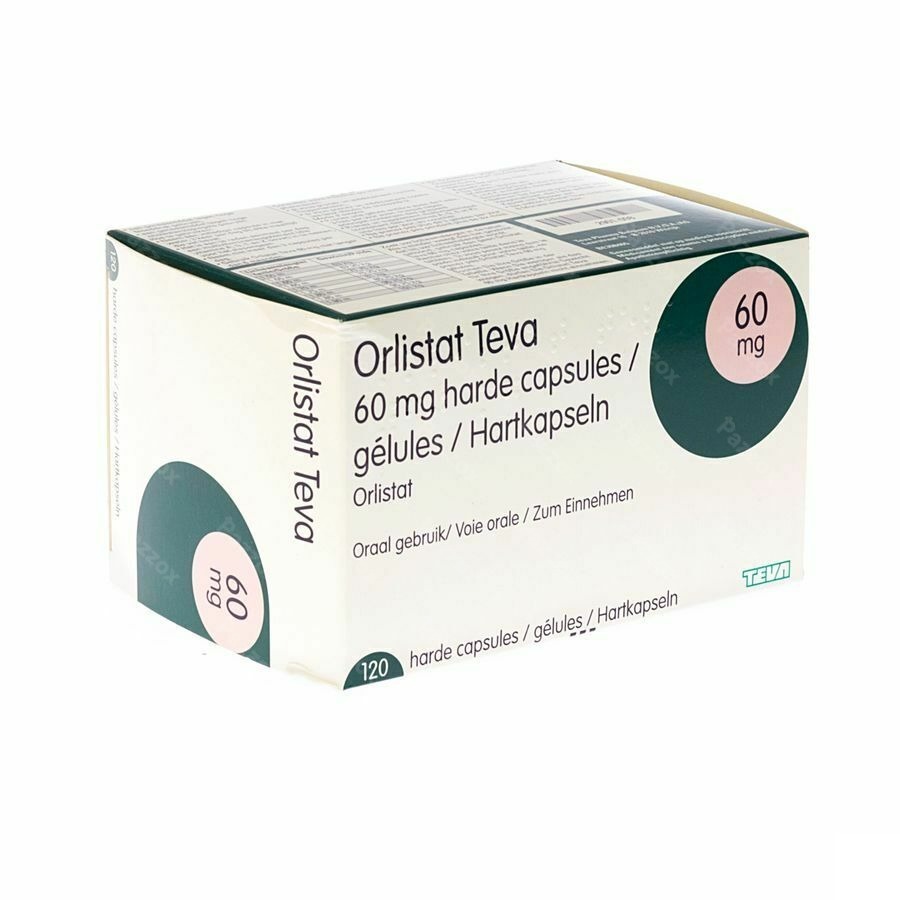 Orlistat Teva 60mg 120 Gélules
