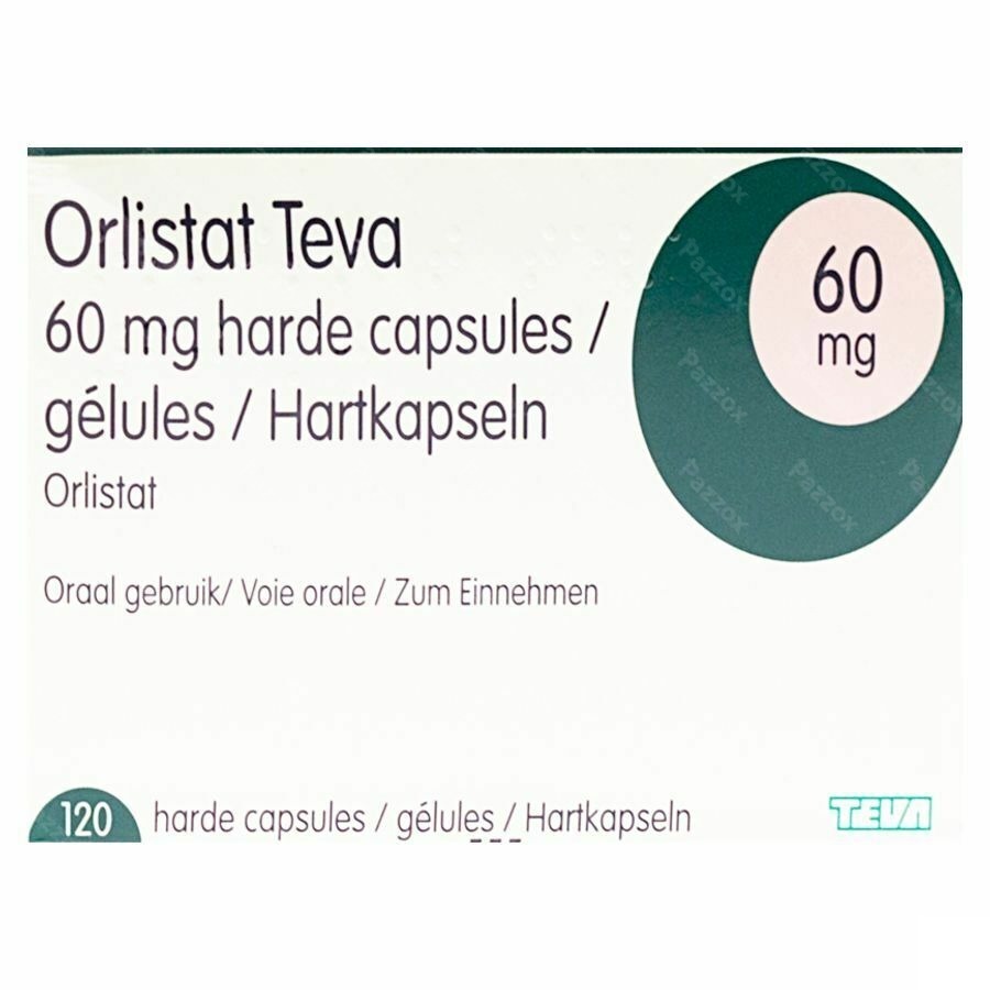 Orlistat Teva 60mg 120 Gélules