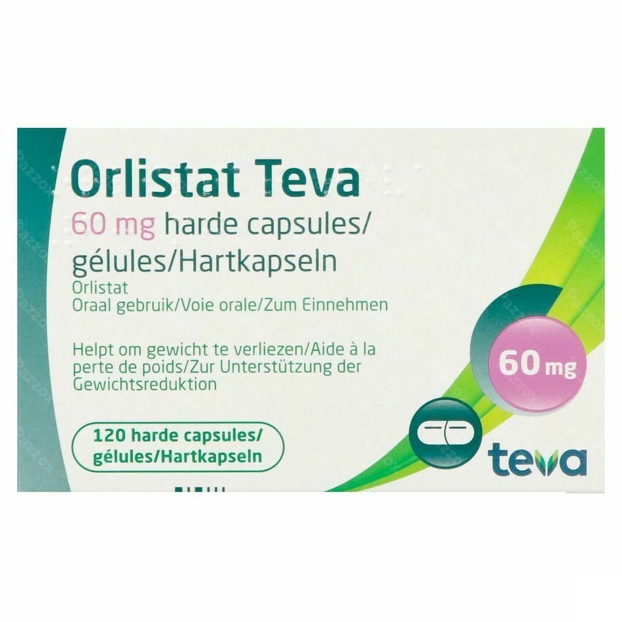 Orlistat Teva 60mg 120 Gélules