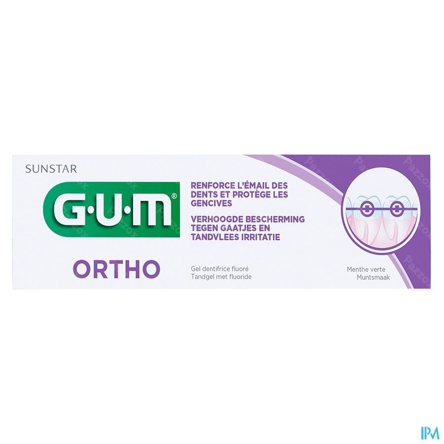 Gum Ortho Dentifrice Gel 75ml 3080