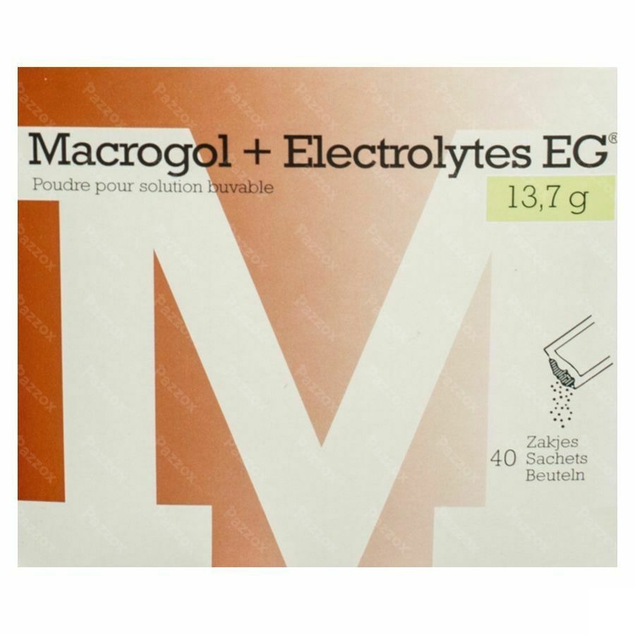 Macrogol+Electrolytes EG 13,7G Pdr Sach 40