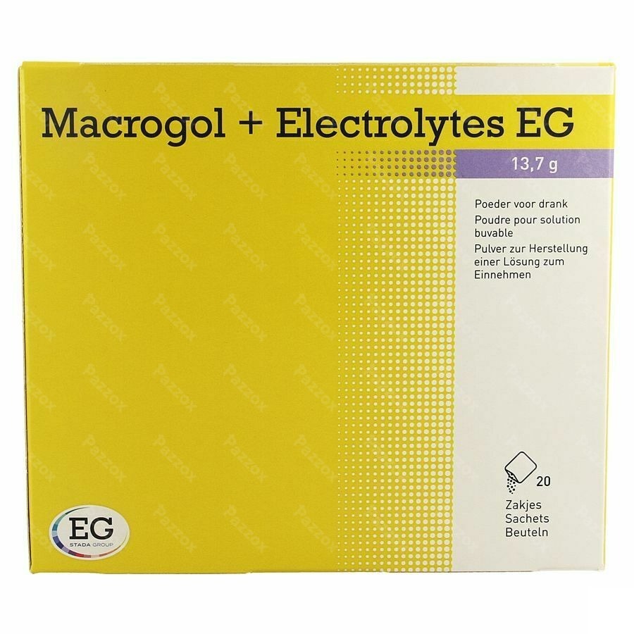 Macrogol+Electrolytes EG 13,7G Pdr Sach 20