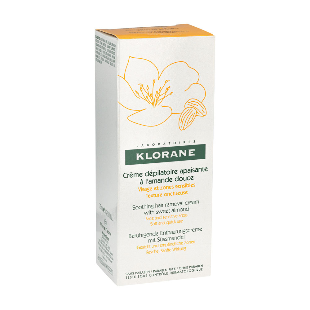 Klorane Lichaam Ontharingscr Gelaat-gev Zones 75ml