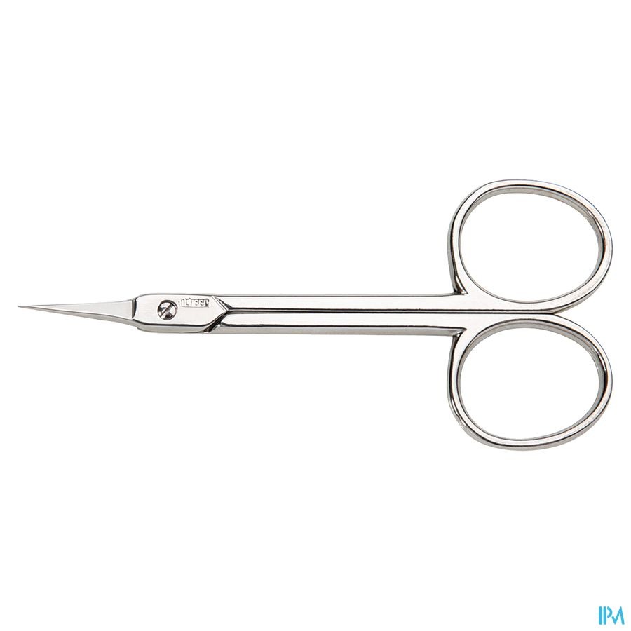 Mörser ciseaux cuticules, pointe de clocher, doré N°45