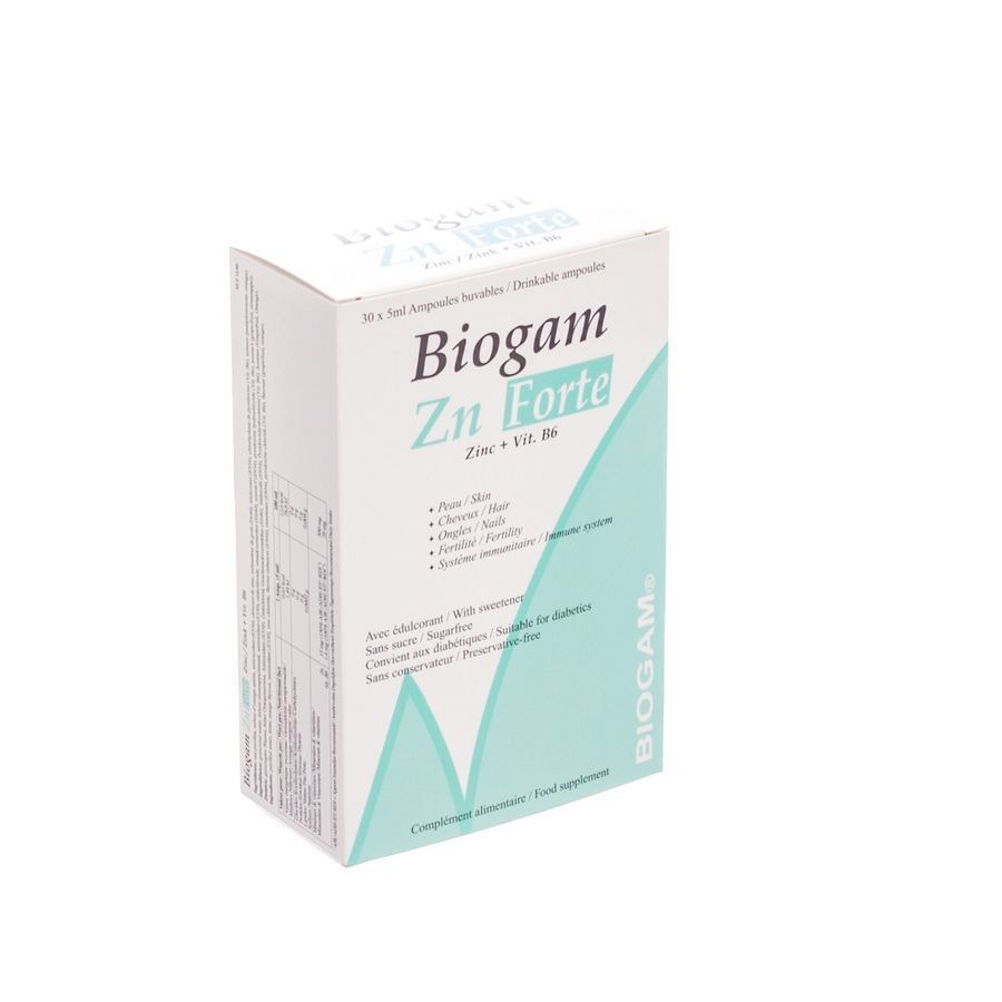 Biogam Zn Forte Amp Buv. 30x5ml
