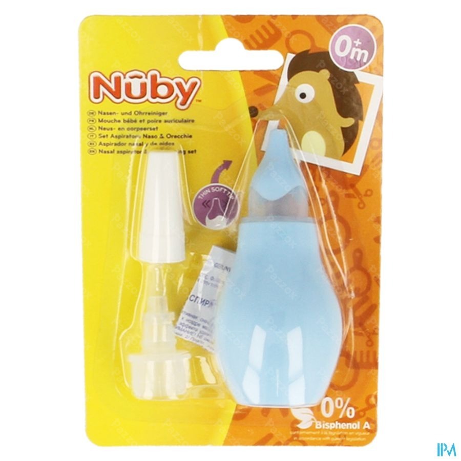 Nuby Set mouche bébé et poire auriculaire - 0m+ 