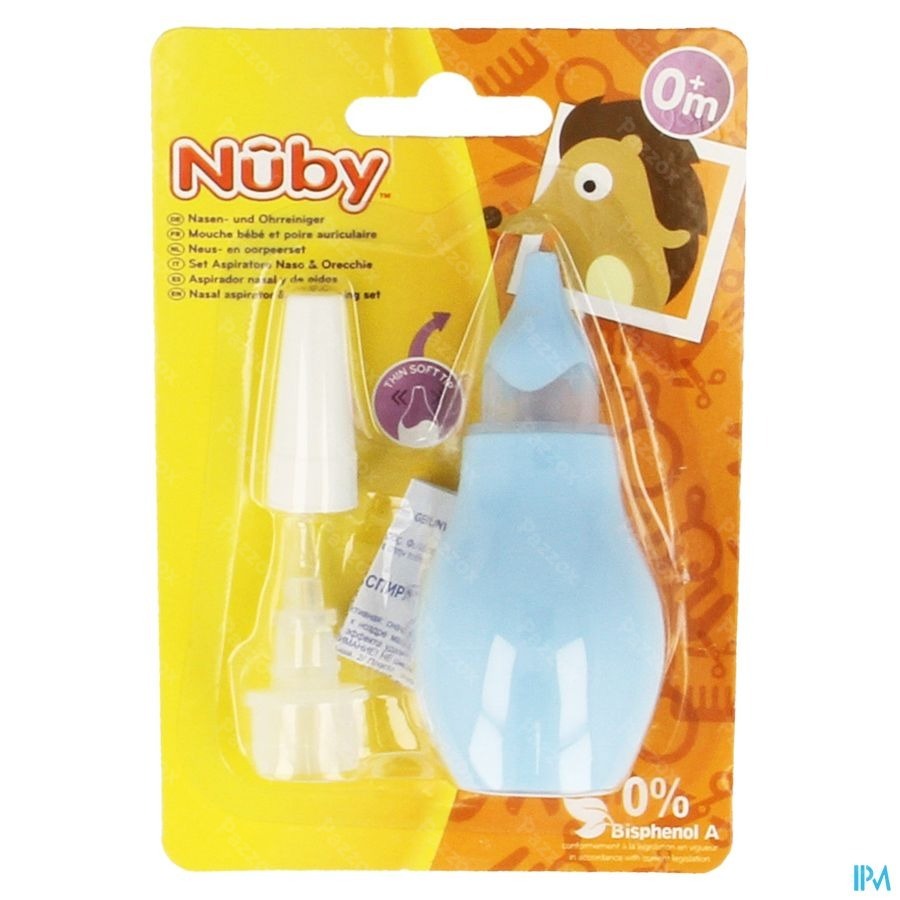 Nuby Set mouche bébé et poire auriculaire - 0m+ 
