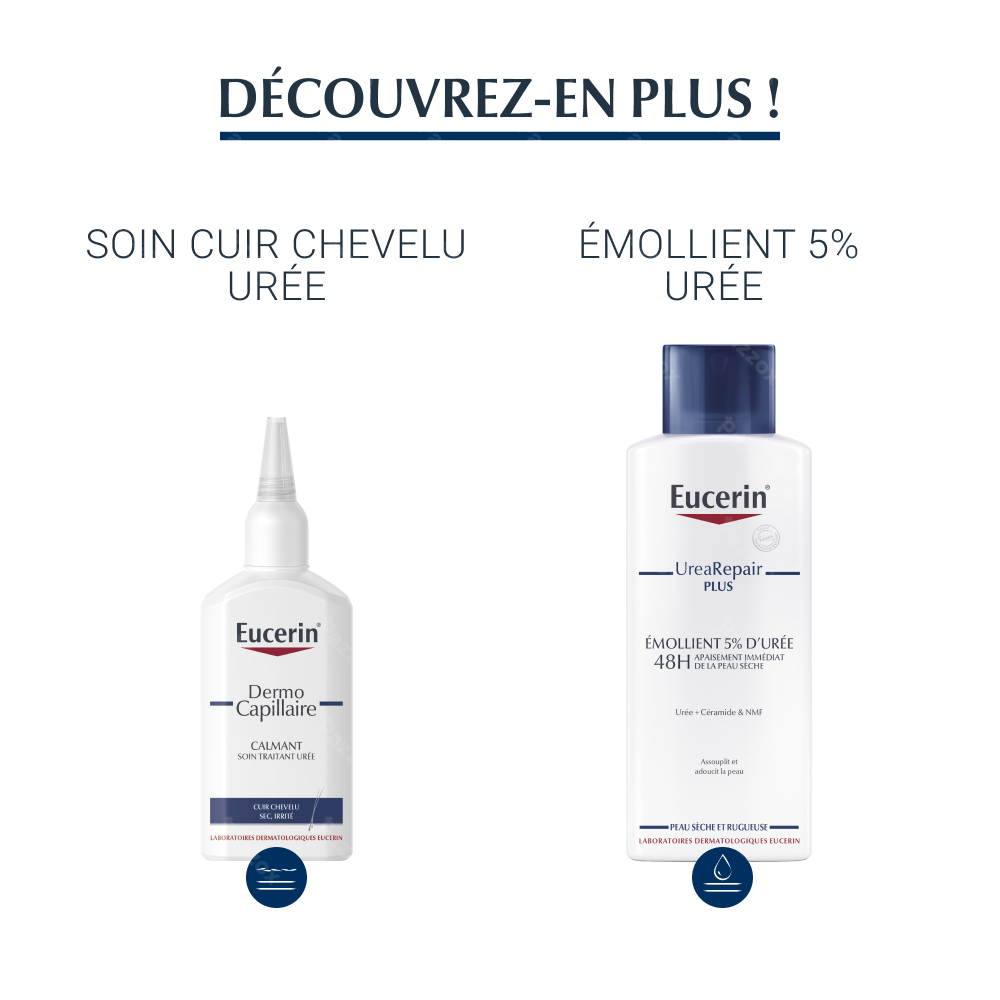 Eucerin DermoCapillaire Shampooing Doux à l'Urée Calmant Cuir Chevelu Sec 250ml