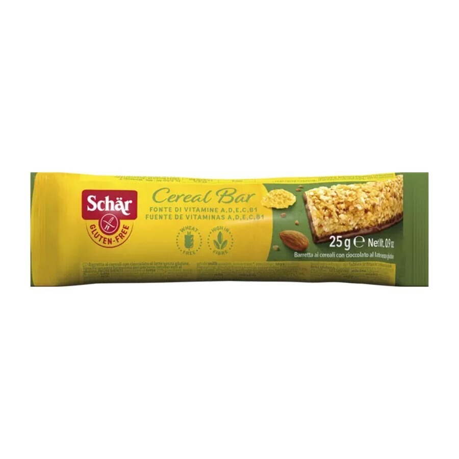 Schar Cereal Bar Melkchoco Z/glut.25g 6629 Revogan