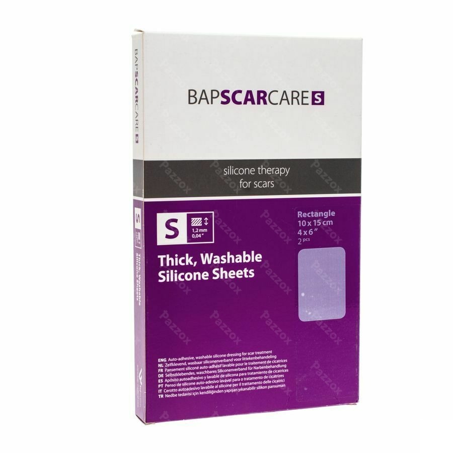 Bap Scar Care S Pans Adh Sil 10x 15cm 2 Pieces
