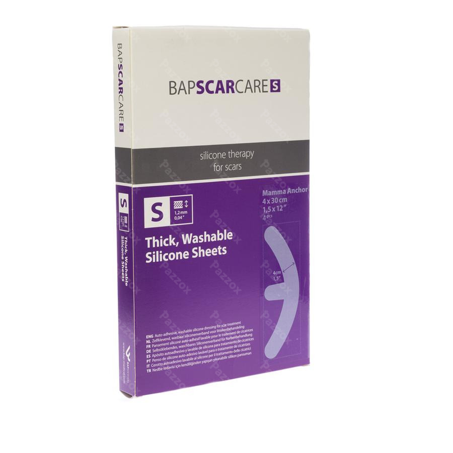 Bap Scar Care S Pans Adh Sil 40x10x30cm 2 Paire