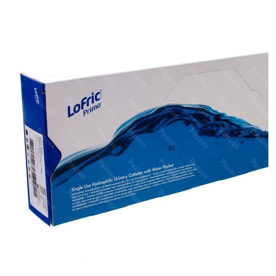 Lofric Primo Nelat.pobe+eau Ster 18ml Ch10 40cm 30