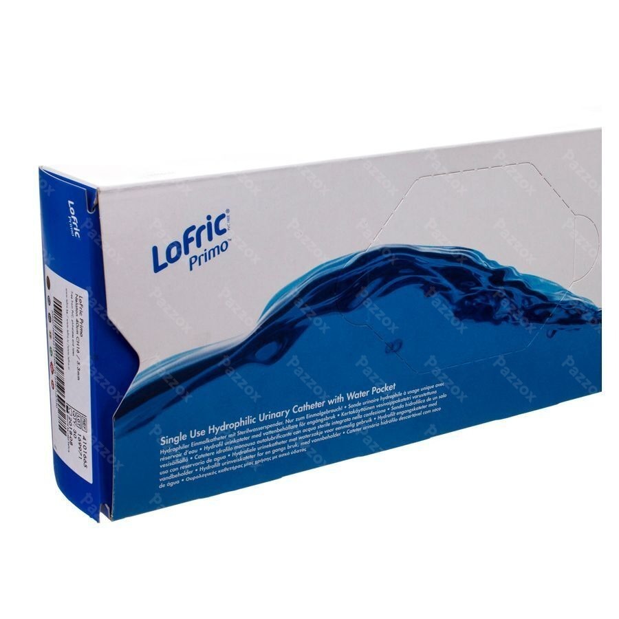 Lofric Primo Nelat.pobe+eau Ster 18ml Ch16 40cm 30