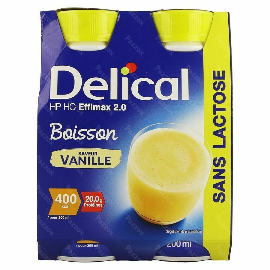 Delical Effimax 2.0 Vanille 4x200ml
