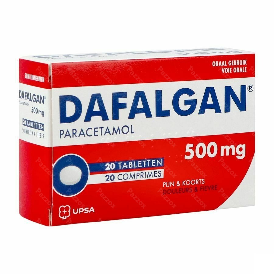 Dafalgan 500mg 20 Comprimés