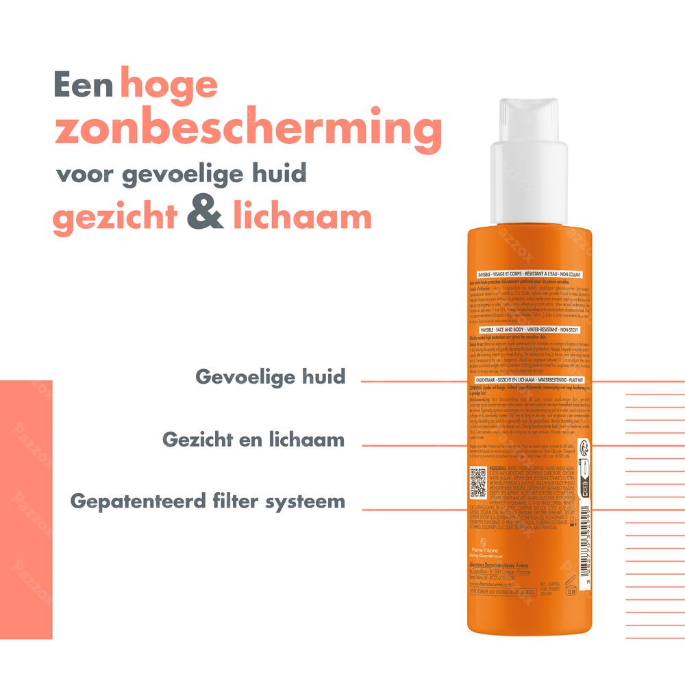 Avène Zon SPF30 Spray 200ml