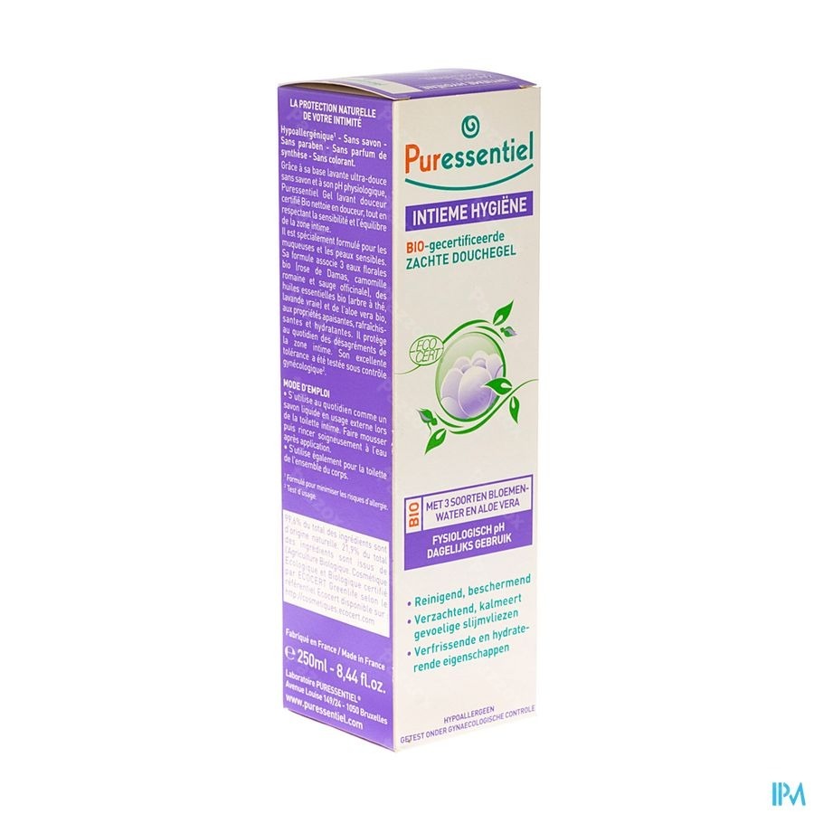 Puressentiel Intieme Hygiene Wasgel Bio 250ml