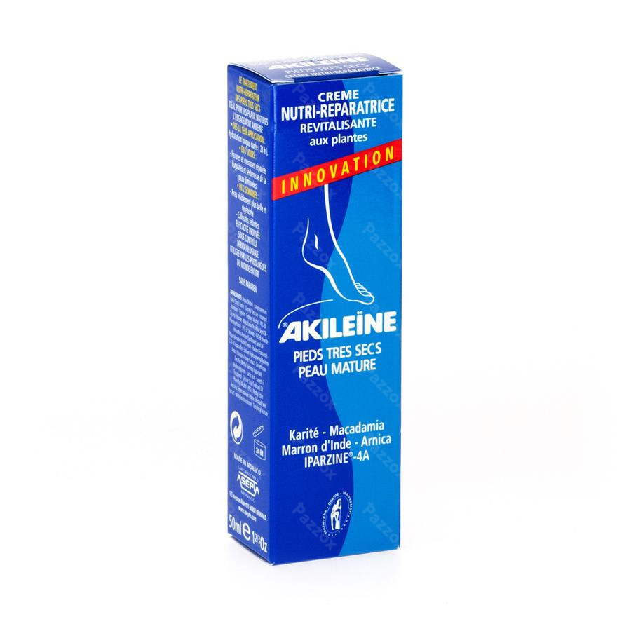 Akileïne Crème Nutri Reparatr.pieds Secs Tube 50ml