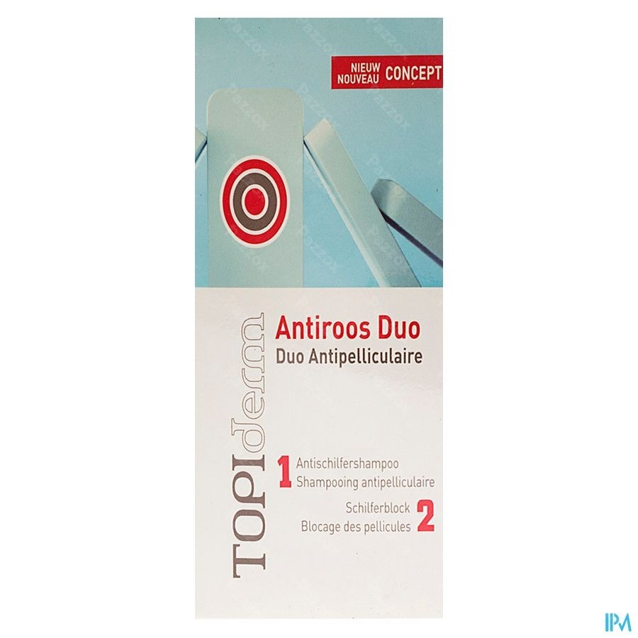 Topiderm Shampooing Duo Sh + A/pellicul.2x200ml