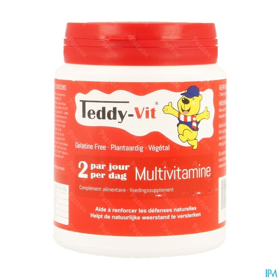 Teddy-Vit Multivitamine Gomme Ours 50