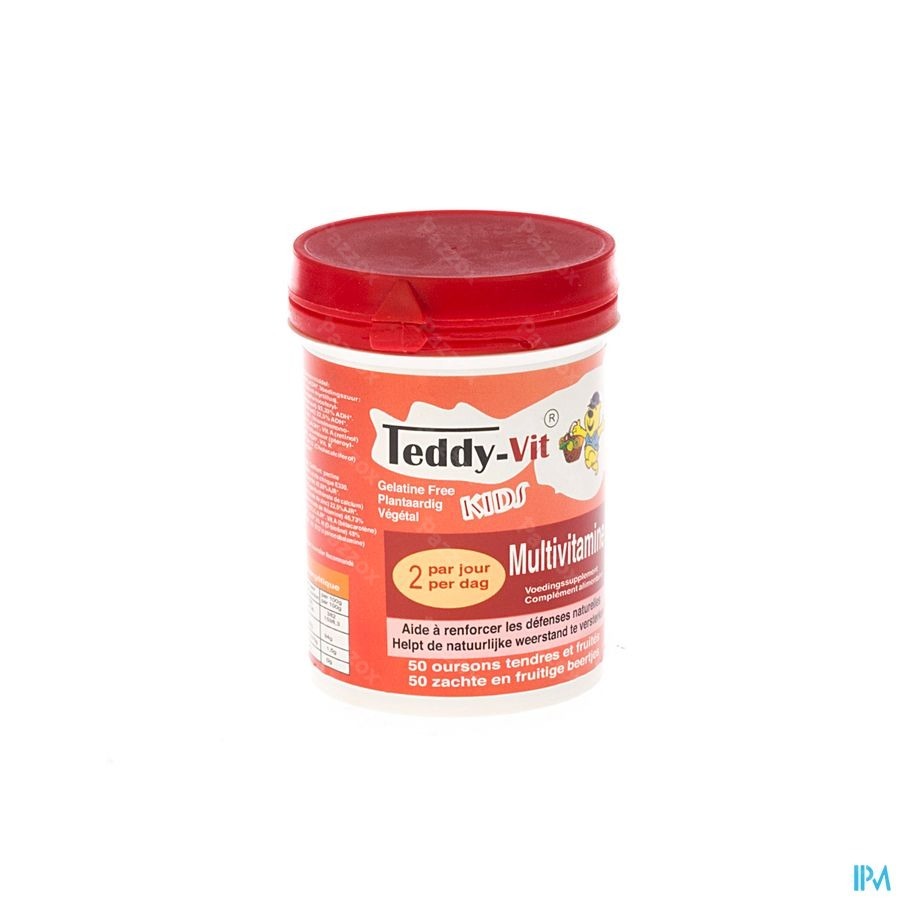 Teddy-Vit Multivitamine Gomme Ours 50