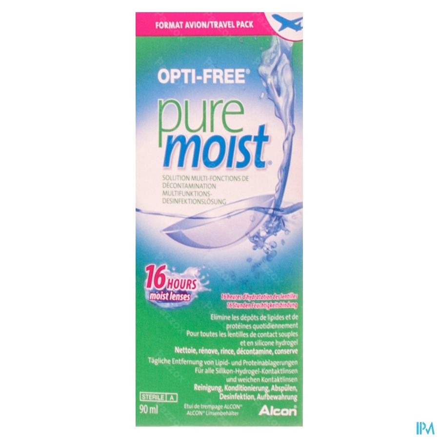 Opti-free Puremoist M.purpos.desinf.1x 90ml+etui