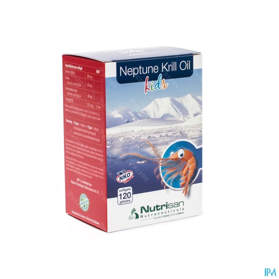 Neptune Krill Oil Kids Softgels 120 Nutrisan kopen - Pazzox
