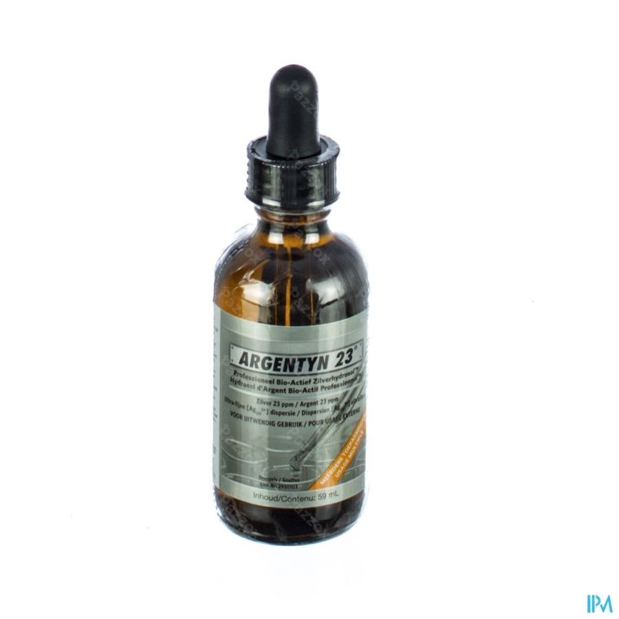 Argentyn 23 Dropper Top Bio-act. Zilverhydros.59ml